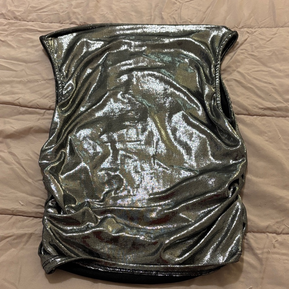 Forever 21 Shimmering Silver Camisole